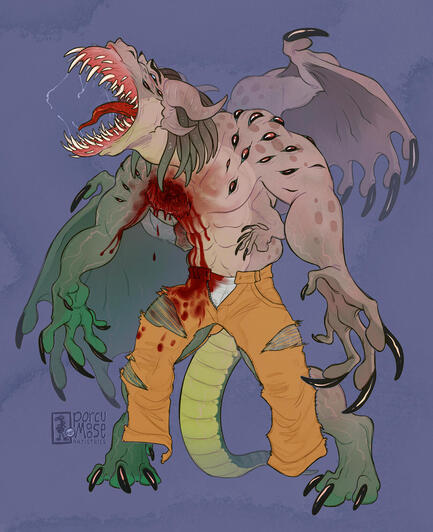 Day 10: Transformation / Monster Form